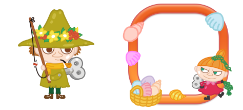 画像ギャラリー No.006のサムネイル画像 / 「LINE POP2」,「ムーミン」とのコラボレーションが開始。限定コラボミニモンが登場