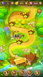 画像ギャラリー No.003のサムネイル画像 / 2角取りパズルゲーム「LINE パズルタンタン」のiOS&Android版が配信開始