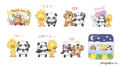 画像ギャラリー No.004のサムネイル画像 / 「LINE パズルタンタン」が「Suzy’s Zoo」とコラボ。記念のスタンプも配信決定