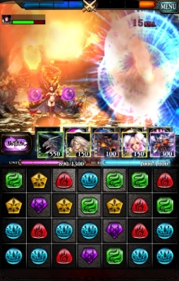 画像ギャラリー No.005のサムネイル画像 / gloops,パズルで戦うラインディフェンスゲーム「クリムゾンウォーズ」の配信を開始。プレイヤー同士のリアルタイム対戦や協力プレイも可能