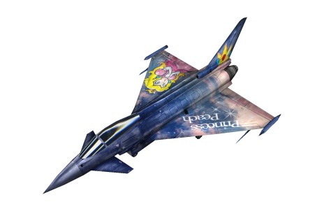画像ギャラリー No.002のサムネイル画像 / 「エースコンバット 3D クロスランブル ＋」のコラボ機体情報第2弾。amiiboとの連動によって手に入るルイージ機やリンク機などのデザインと性能が公開