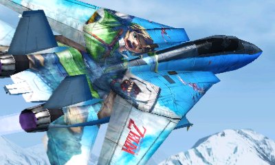 画像ギャラリー No.005のサムネイル画像 / 「エースコンバット 3D クロスランブル ＋」のコラボ機体情報第2弾。amiiboとの連動によって手に入るルイージ機やリンク機などのデザインと性能が公開