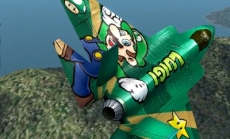 画像ギャラリー No.008のサムネイル画像 / 「エースコンバット 3D クロスランブル ＋」にフォックスやパックマンのコラボ機体が登場。マリオ機やルイージ機の別カラーバージョンも