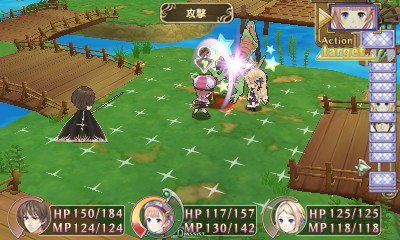 画像ギャラリー No.005のサムネイル画像 / ニンテンドー3DS版「新・ロロナのアトリエ はじまりの物語」最新情報。立体視に適した見下ろし視点とグリッド表示を採用した戦闘システムを紹介