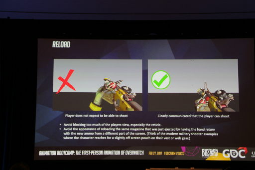 画像ギャラリー No.011のサムネイル画像 / ［GDC 2017］「Overwatch」の動きはこうして作られた。一人称視点にふさわしい表現やグラフィックスを解説したセッションが実施