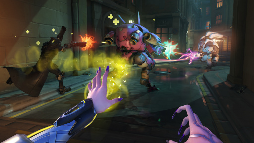 画像ギャラリー No.007のサムネイル画像 / 「Overwatch」新ヒーロー・モイラをBlizzCon 2017会場でプレイ。デザイナーを務めるスコット・マーサー氏のコメントと共に紹介