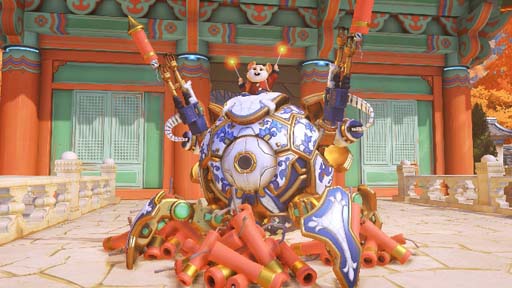 画像ギャラリー No.009のサムネイル画像 / 「オーバーウォッチ」,イベント“旧正月 2022”を開催。美和野らぐ氏の描き下ろしB2ポスターが当たるチャンス