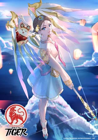 画像ギャラリー No.013のサムネイル画像 / 「オーバーウォッチ」,イベント“旧正月 2022”を開催。美和野らぐ氏の描き下ろしB2ポスターが当たるチャンス