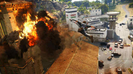 画像ギャラリー No.003のサムネイル画像 / あらゆる物を木っ端微塵。「Just Cause 3」の進化した破壊表現を堪能できるゲームプレイトレイラーが公開