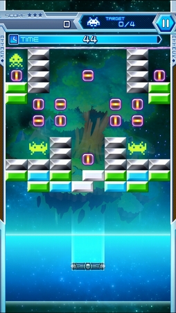 画像ギャラリー No.006のサムネイル画像 / 「LINE アルカノイドvsインベーダー」プレイレポート。カジュアルに遊べてやり応えアリ，ただのブロック崩しではないゲーム