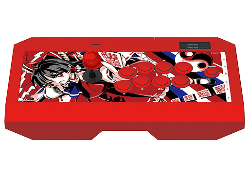 画像ギャラリー No.004のサムネイル画像 / HORI,「東方深秘録」コラボのアーケードスティックを12月に発売。レバーとボタンを離したカスタムバージョンのアケステも