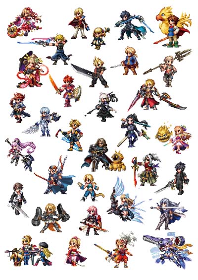 画像ギャラリー No.005のサムネイル画像 / 「FFBE」シリーズのイラストカード(全10種)がもらえるフェアを3月25日から開催