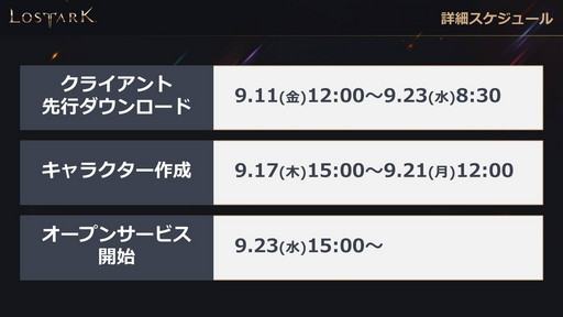 画像ギャラリー No.002のサムネイル画像 / 「LOST ARK」のオープンサービスは9月23日にスタート。ゲームパッドの正式対応や新クラス「ランスマスター」の実装時期も発表