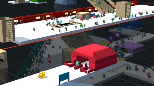 画像ギャラリー No.007のサムネイル画像 / ハロー!Steam広場 第266回:地下鉄駅がダンジョン化しないよう構内を整備していくシミュレーションゲーム「STATIONflow」