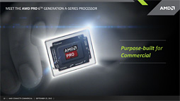 画像ギャラリー No.003のサムネイル画像 / AMD,Carrizoを「AMD PRO A12」APUとしてビジネス市場向けに展開
