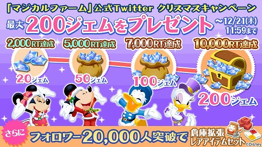 画像ギャラリー No.001のサムネイル画像 / 「ディズニー マジカルファーム」,クリスマス新イベントがスタート