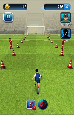 画像ギャラリー No.005のサムネイル画像 / 街のすべてがフィールド。Android向けランニングゲーム「サッカーランナー」を紹介する「（ほぼ）日刊スマホゲーム通信」第702回