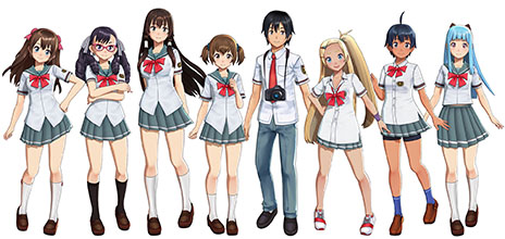 画像ギャラリー No.005のサムネイル画像 / 「夏色ハイスクル★青春白書（略）」，主人公が女の子と二人きりで挑む同行取材の情報が公開に。新たな攻略対象キャラクターも紹介