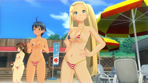 画像ギャラリー No.012のサムネイル画像 / 「夏色ハイスクル★青春白書（略）」店舗別予約特典が公開に。ヒロイン達を彩る「極小ビキニ」やタペストリーが登場