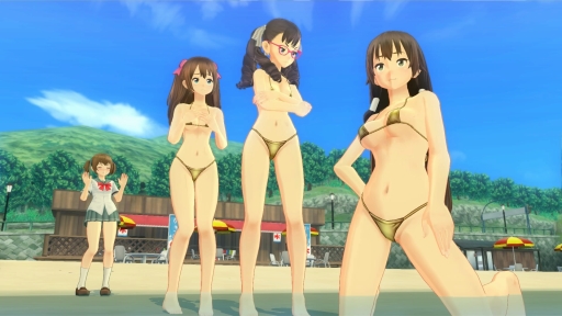 画像ギャラリー No.004のサムネイル画像 / 「夏色ハイスクル★青春白書(略)」表と裏で1枚絵のパッケージイラストを公開