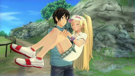 画像ギャラリー No.020のサムネイル画像 / 「夏色ハイスクル★青春白書（略）」ヒロインとのスキンシップイベントが公開に。究極のスキンシップ「タッチイベント」とは