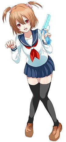 画像ギャラリー No.002のサムネイル画像 / 「セーラー服と水鉄砲」dゲームで配信開始。元日イベント「新春福袋」も