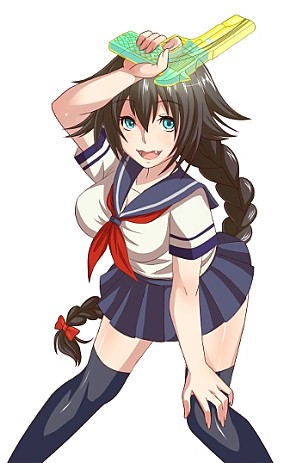 画像ギャラリー No.003のサムネイル画像 / 「セーラー服と水鉄砲」dゲームで配信開始。元日イベント「新春福袋」も