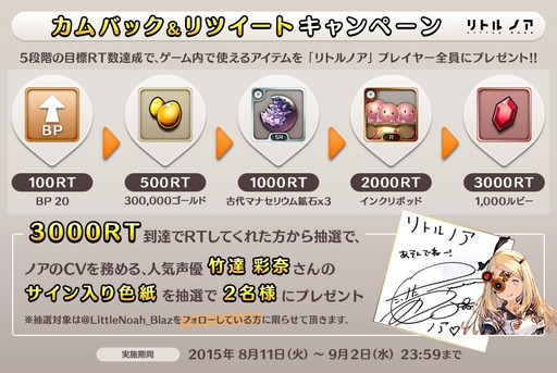 画像ギャラリー No.003のサムネイル画像 / 「リトル ノア」がギルドバトルを実装。記念のカムバックキャンペーンを実施