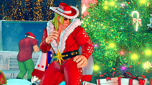 画像ギャラリー No.003のサムネイル画像 / 「ストリートファイターV」,ケンやかりんら6人に向けた「クリスマスコスチューム」が12月21日より期間限定配信へ