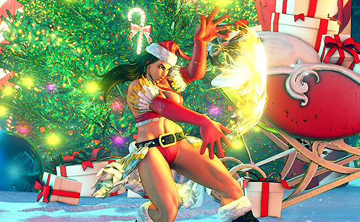 画像ギャラリー No.007のサムネイル画像 / 「ストリートファイターV」,ケンやかりんら6人に向けた「クリスマスコスチューム」が12月21日より期間限定配信へ