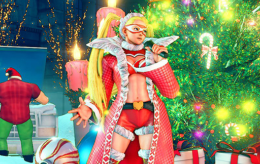 画像ギャラリー No.008のサムネイル画像 / 「ストリートファイターV」,ケンやかりんら6人に向けた「クリスマスコスチューム」が12月21日より期間限定配信へ