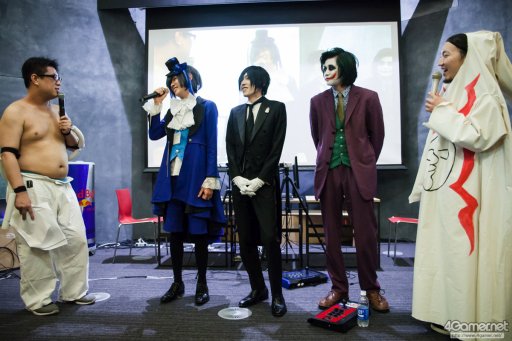 画像ギャラリー No.016のサムネイル画像 / ウメハラ氏の発案に40名超のプレイヤーが参戦。まさかの“太陽の塔”コスも披露された,「ウメハラ杯〜コスプレ限定大会〜」フォトレポート