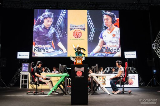 画像ギャラリー No.031のサムネイル画像 / ［TGS 2017］8名の招待選手による白熱バトル，「ストリートファイターV 昇龍拳トーナメント」フォトレポート。優勝はユリアン使いのネモ選手の手に