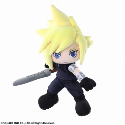 画像ギャラリー No.010のサムネイル画像 / 「FFVII」のクラウドが可動ぬいぐるみ”アクションドール”で登場。7月13日発売