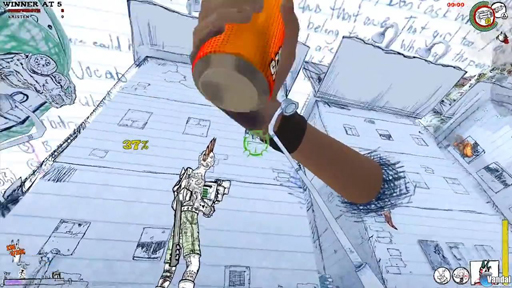 画像ギャラリー No.005のサムネイル画像 / ［E3 2015］落書きの世界で戦うTPS「Drawn to Death」がプレイアブル出展。あまりのクレイジーさに爆笑必至の作品だ