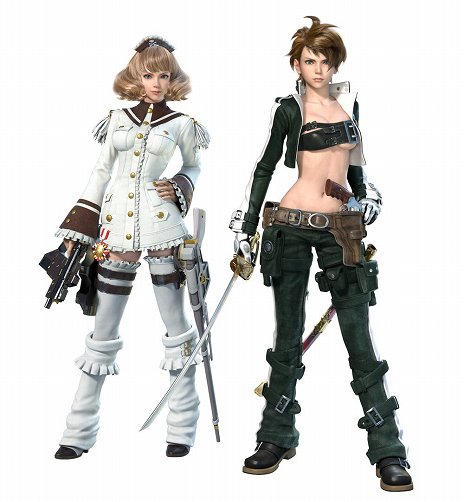 画像ギャラリー No.001のサムネイル画像 / 「ガンスリンガー ストラトス リローデッド」の正式サービスがスタート。双子姉妹のプレイアブルキャラ「クロエ・アカネ」「クロエ・アスマ」が実装