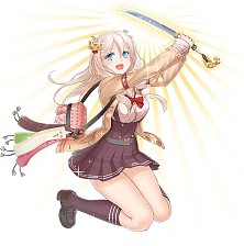 画像ギャラリー No.025のサムネイル画像 / 名刀の力が宿りし「真剣少女」たちの華麗な剣舞。ラインディフェンスゲーム「しんけん!!」の事前登録受付がスタート