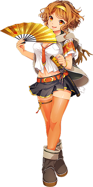 画像ギャラリー No.014のサムネイル画像 / “名刀擬人化”少女達が戦う「しんけん!!」のオープンβテストが本日スタート。追加の登場キャラ情報や長谷部しきりちゃんの新規イラストも公開