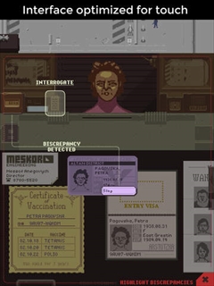 画像ギャラリー No.004のサムネイル画像 / 異色の入国審査ゲーム「Papers, Please」がiPadアプリになって登場。25％オフの期間限定セールも実施中