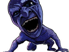 “たけし城”に隠れたブルーベリー色の……玉？ 「アニマル×モンスター」×「青鬼」コラボでマフィア梶田が不死身の怪物に挑む