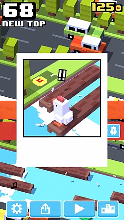 画像ギャラリー No.008のサムネイル画像 / なぜ彼らは進むのか? iOS向けワンタップアクション「クロッシーロード」を紹介する「(ほぼ)日刊スマホゲーム通信」第720回