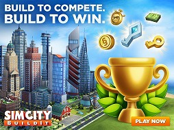画像ギャラリー No.001のサムネイル画像 / 「SimCity BuildIt」，ほかのプレイヤーと対戦できる“市長コンテスト”を開催