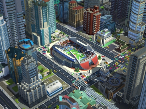 画像ギャラリー No.002のサムネイル画像 / 「SimCity BuildIt」,スポーツに関連した施設15種を4週連続で順次追加