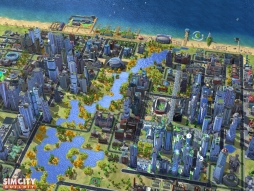 画像ギャラリー No.005のサムネイル画像 / 「SimCity BuildIt」に湖や川など「自然アイテム」が登場。ハロウィンイベントも