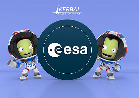 画像ギャラリー No.001のサムネイル画像 / 宇宙開発シミュレーション「Kerbal Space Program」,Private Divisionと欧州宇宙機関 (ESA)が提携し2020年7月1日にアップデートを実施