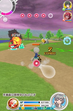 画像ギャラリー No.011のサムネイル画像 / カード収集や育成要素を備えたアクションRPG「バトルガール ハイスクール」で,女子生徒達を育てて地球を救おう