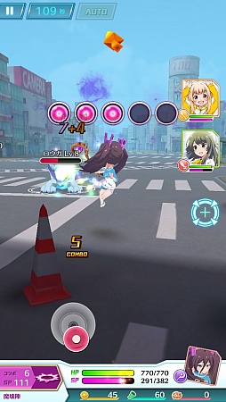画像ギャラリー No.007のサムネイル画像 / 可愛い教え子とのスキンシップも楽しめる“ぷにコン”操作のアクションRPG。「バトルガール ハイスクール」プレイレポート