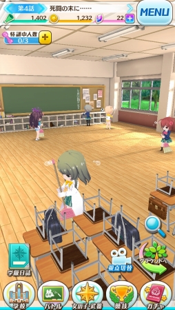 画像ギャラリー No.013のサムネイル画像 / 可愛い教え子とのスキンシップも楽しめる“ぷにコン”操作のアクションRPG。「バトルガール ハイスクール」プレイレポート