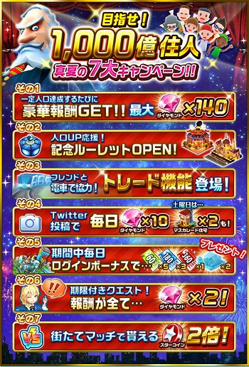 画像ギャラリー No.002のサムネイル画像 / 「Rumble City」，“真夏の７大キャンペーン！”を開催中