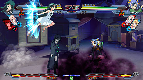 画像ギャラリー No.009のサムネイル画像 / 闘会議2015の「ニトロプラス ブラスターズ」試遊台では，ロケテ時のキャラに加えて「装甲悪鬼村正」の三世村正やパートナー3人もプレイ可能に